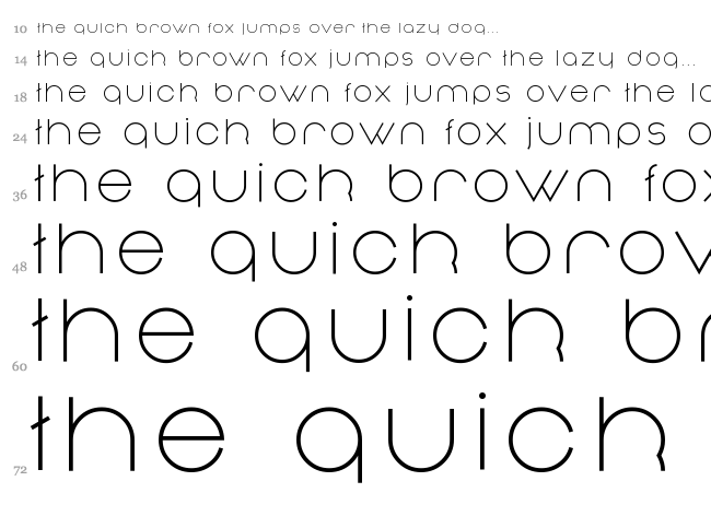 Nonchalance font waterfall
